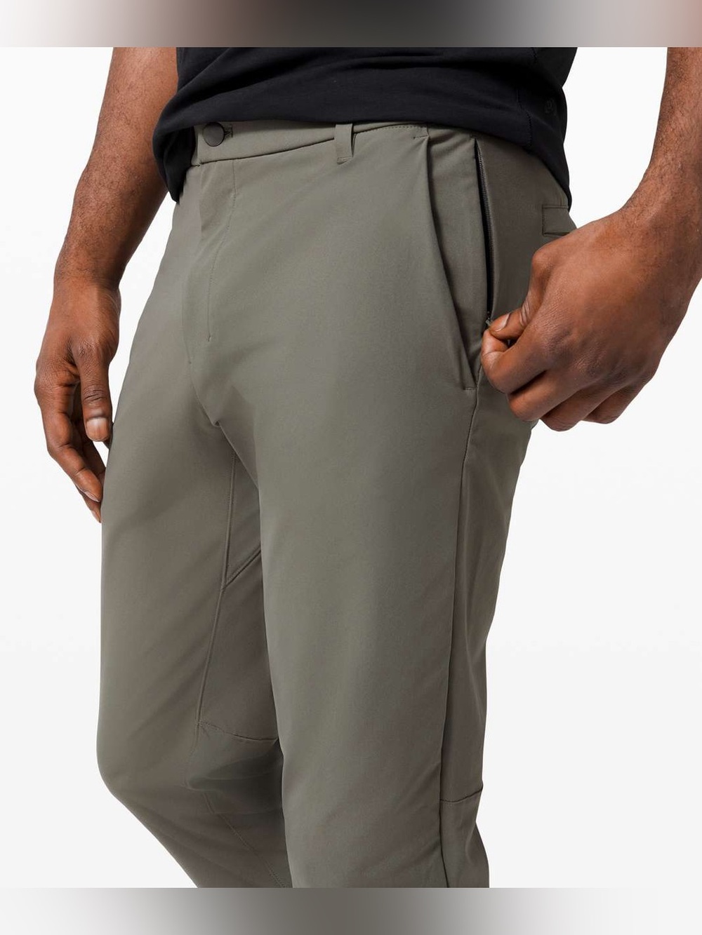 Lululemon Commission Pant Classic Men's 33x31 Grey Sage Warpstreme Performance